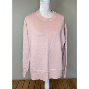 NWT Arizona Jeans Co Sweatshirt Size Medium Women’s Pink Pullover MSRP $39